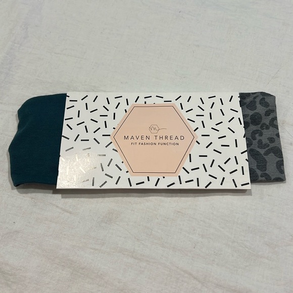 Maven Thread Headband Non Slip Moisture Wicking Soft Stretchy 2PK Bundle - Picture 9 of 16